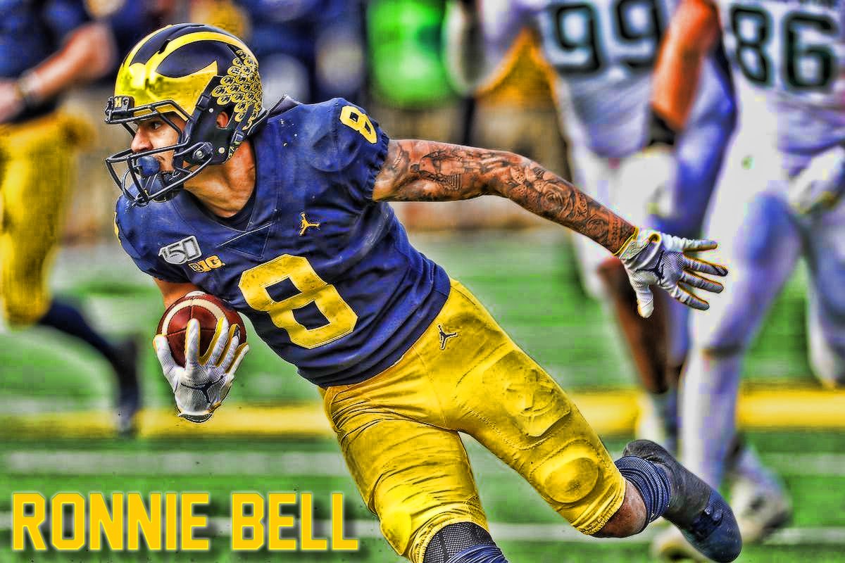 Ronnie Bell Appreciation Post -2 time Michigan football captain -Suffered a season ending knee injury in Game 1 of 2021 -Bounced back in 2022 to lead the team in rec yards -Drafted #253 by the 49ers So hyped to see him play on Sundays