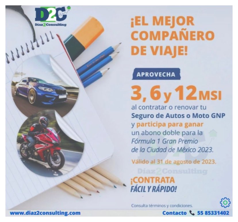 diaz2consulting's tweet photo. Conduce seguro y libre de preocupaciones garantizando tu tranquilidad y la de tus seres queridos contra los principales riesgos a los que están expuestos...
#D2CEnTuAuto #seguros #auto #patrimonio #riesgos #accidentes #robos #protección #tranquilidad #seguridad https://t.co/iz8NVOQYry