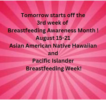 facebook.com/AANHPIBreastfe…
#worldbreastfeedingweek2023 #wbw #WBW2023 #WABA #breastfeeding #warmchain #EmpoweringParentsCampaign #enablingbreastfeeding #trumbullcountywic
