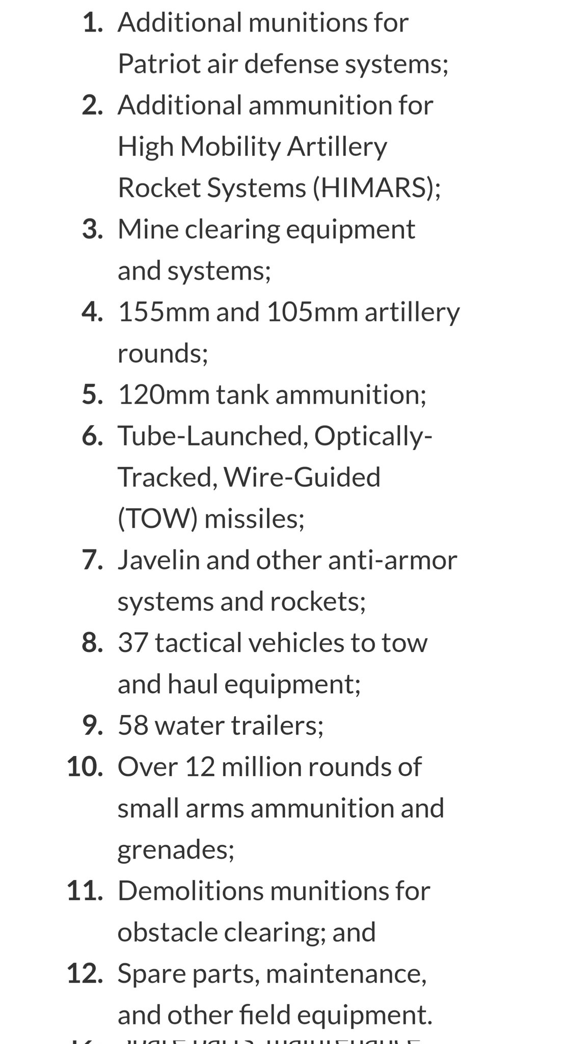 [情報] 美國額外軍援兩億美元給烏克蘭