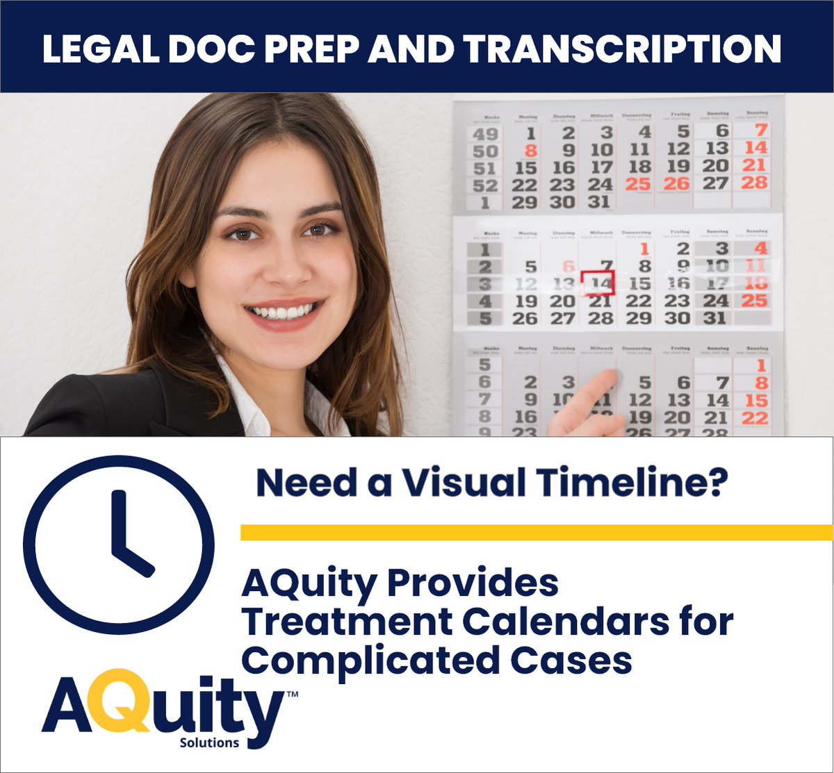 SolutionsAquity's tweet photo. AQuity Legal Doc Prep services offer paralegals a much-needed visual aid. https://t.co/oKO9KA8xjP
#TimeIsMoney #IMEDocPrep https://t.co/5i3hfGOEH8