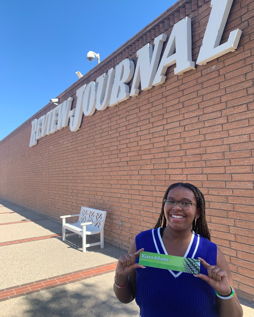 🎓📰🌟 A big shout-out to Kiara Adams! 🙌 From joining the Delta Sigma Theta Sorority to interning at the Las Vegas Review-Journal, Kiara is making waves in the world of journalism. We're proud to support students like Kiara who are making a positive impact! 👏🎉