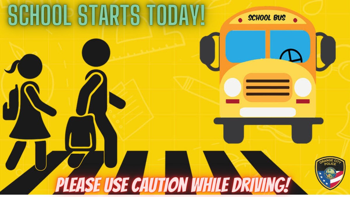 📷 Happy First Day BACK TO SCHOOL 📷
Please use caution while driving📷
facebook.com/photo/?fbid=61…