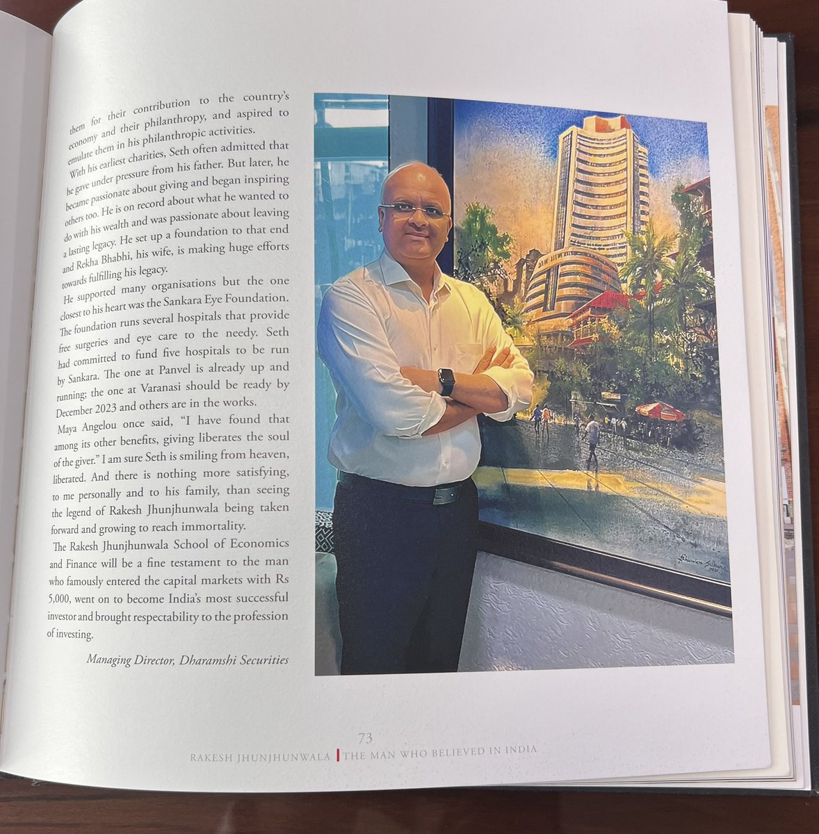 ravidharamshi77's tweet image. Tribute by @KalprajD to his friend, mentor and Seth