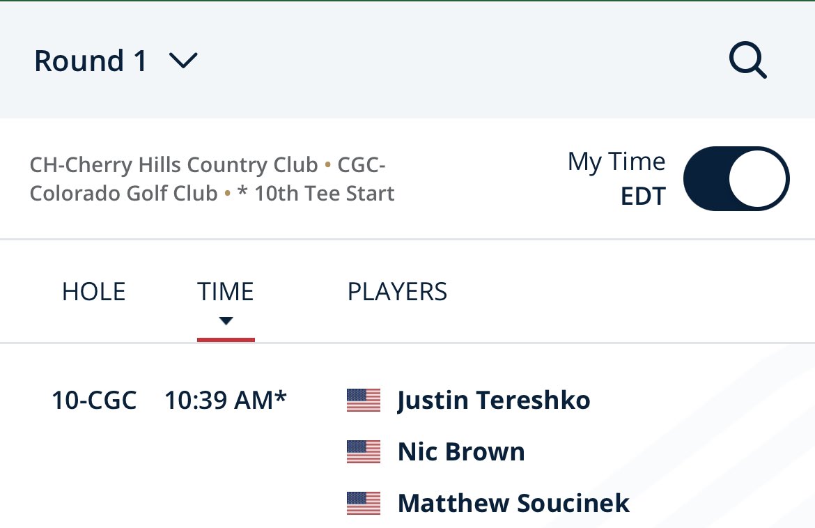 Best of luck to <a href="/SEUFireGolf/">SEU Fire Golf</a> All-American Matthew Soucinek who tees off in the <a href="/USGA/">USGA</a> Amateur Championship this morning at Colorado Golf Club!