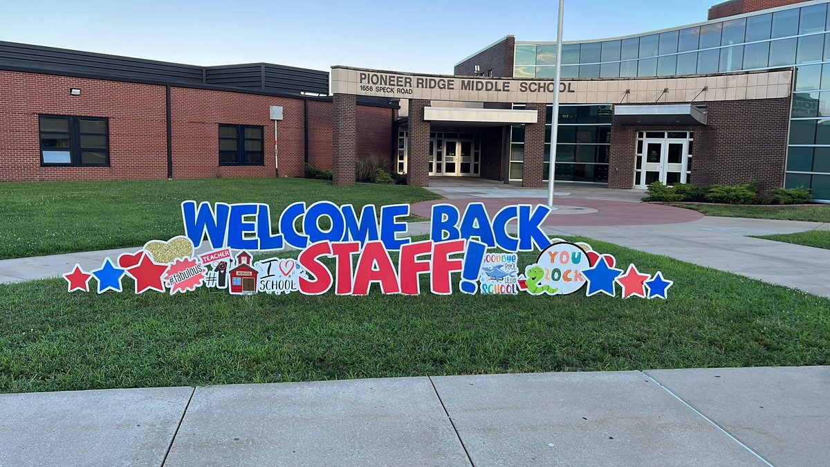 Excited to have the best staff in education back in the building today.  #ThePatriotWay