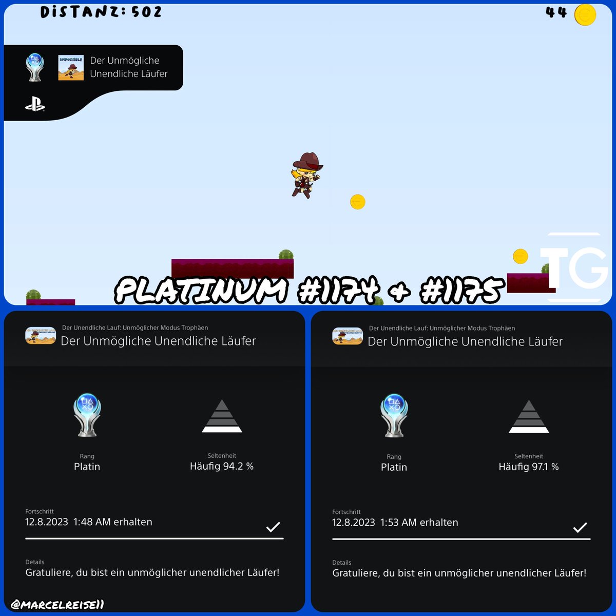 marcelreise11's tweet photo. Since 29.07. is the JP 🇯🇵 &amp; Asia 🇭🇰 version of #RunToInfinity Impossible Mode from @TothGamesMike available.

https://t.co/Je6dG3pr3i

@SilentGhost86 @PSN_Robert2567 @HirntotMv @TrophyN3rd @DerPlatinjunge @SadoMarco_ https://t.co/ilh5XvlxuC