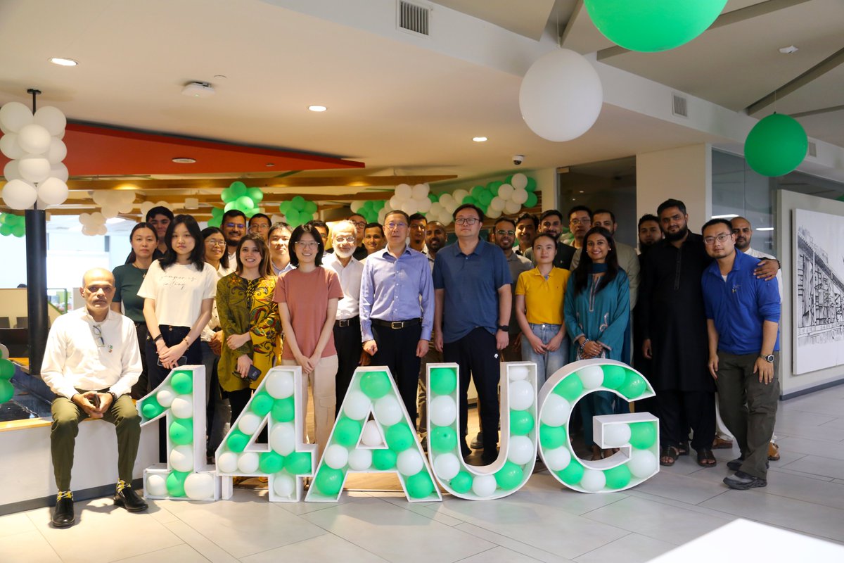 ChinaPowerHub's tweet photo. On this 14th of August, we’re grateful for the support of our team in building the success of our business and nation. Happy Independence Day!
#PakistanIndependenceDay #PakistanZindabad https://t.co/kAcLfVGulF