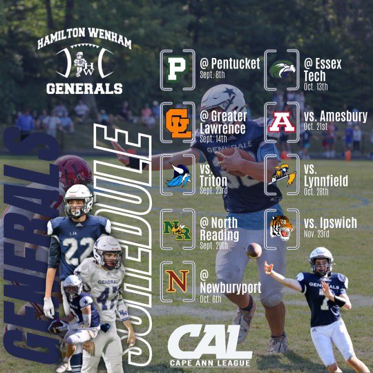 Hamilton Wenham Football tweet media