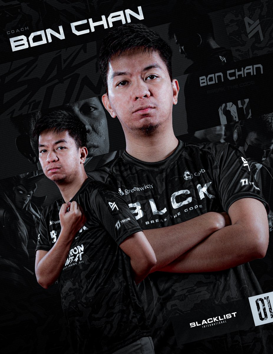 BLACKLISTINTL's tweet photo. The man with the plan is back.

The purveyor of the iconic UBE strat is back, and he's ready to help usher in a new era for Blacklist once more.

Bon Chan is our Assistant Coach for MPL S12.

#BackToOne | #MPLPH https://t.co/zp5pT3OG4y
