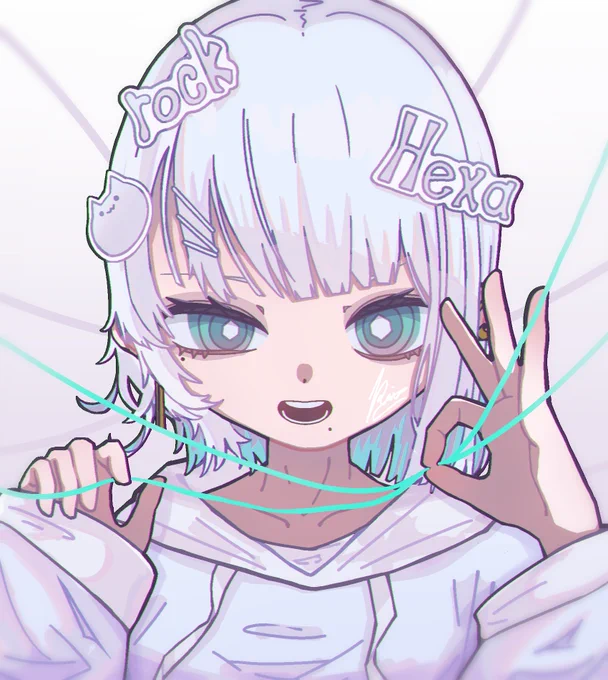 ヘキサちゃん #OC #イラスト