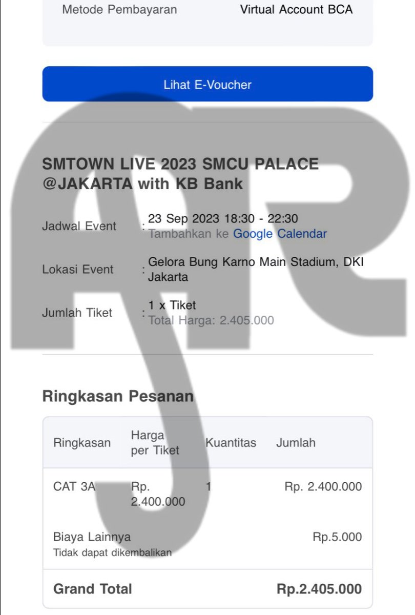 raivnbou's tweet photo. WTS CAT 3A SMCU IN JAKARTA
 (1 ticket) UNDERPRICE 1,6jt. Diurus sampe fisikkk

✅dp 50%, pelunasan setelah tukar tuket fisik

Dijual soalnya udh dapet section yang aku mau🥹

tag. wtb wtt wts cat 3A 

#SMTOWN_LIVE_2023_SMCU_PALACE_JAKARTA #SMTOWN2023 https://t.co/Q6Vl2HsKEB