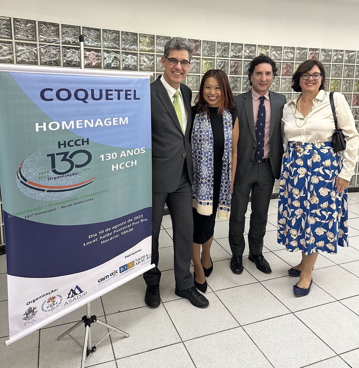 HCCH_TheHague's tweet photo. 🌎🇧🇷Last week, the Permanent Bureau of the #HCCH participated in the XVI #ASADIP Conference in Rio de Janeiro.  

More information: https://t.co/FGy6DVL5j4 

#PrivateInternationalLaw #InternationalLaw https://t.co/oC2JuLT1cE