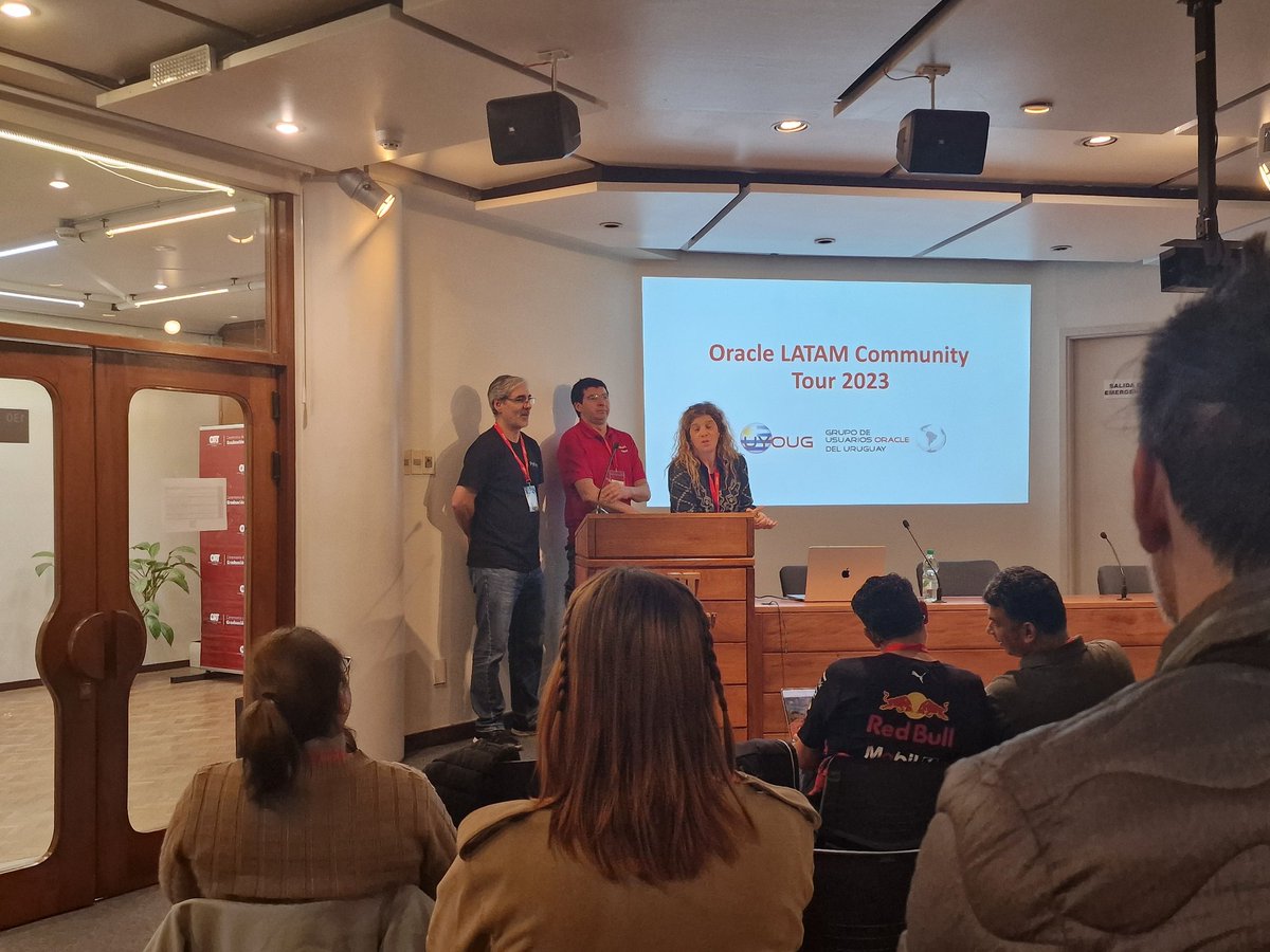 <a href="/uyoug/">uyoug</a> #LatamTour2023 kicks off by its own board members

<a href="/EdelweissK/">Edelweiss Kammermann</a>
<a href="/ncalerouy/">Nelson Calero</a> 
And Pablo

Great to see in-person #community event is back ON after 4 years break