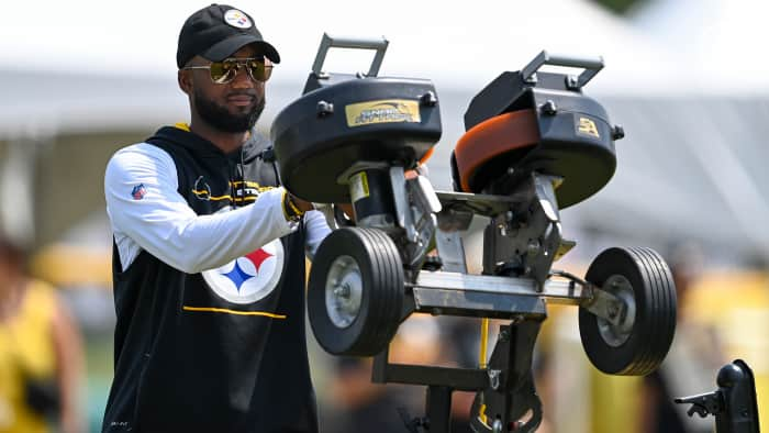 The behind-the-scenes work the @steelers equipment staff does is one of the reasons training camp, and the season, runs so smoothly for the black and gold. 📝: bit.ly/3OW8lVk