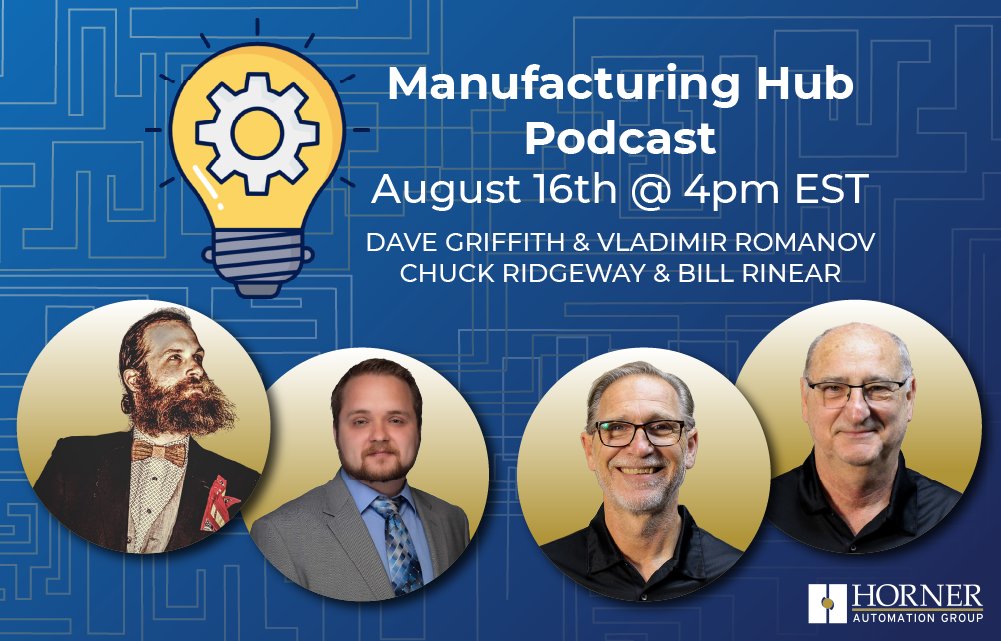Don't forget to tune in live at 4pm EST this Wednesday! Chuck and Bill are joining Dave and Vlad on the Manufacturing Hub Podcast for Factory Hardware Reinvented.
#HornerAutomation #ManufacturingHub #podcast
linkedin.com/events/allinon…