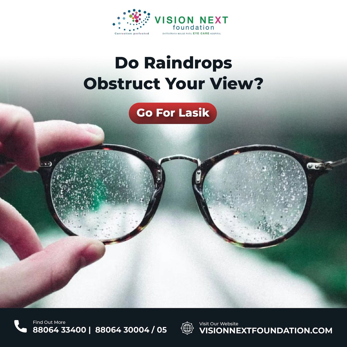 Do you believe that eyes, too, have seasonal problems like Fever? Yes, it’s true. The problems you undergo in the eye change its degree of sickness with seasonal changes. visit visionnextfoundation.com OR Call on 88064 30004 / 88064 30005 #opthalmologist #eyespecialist #eyecare