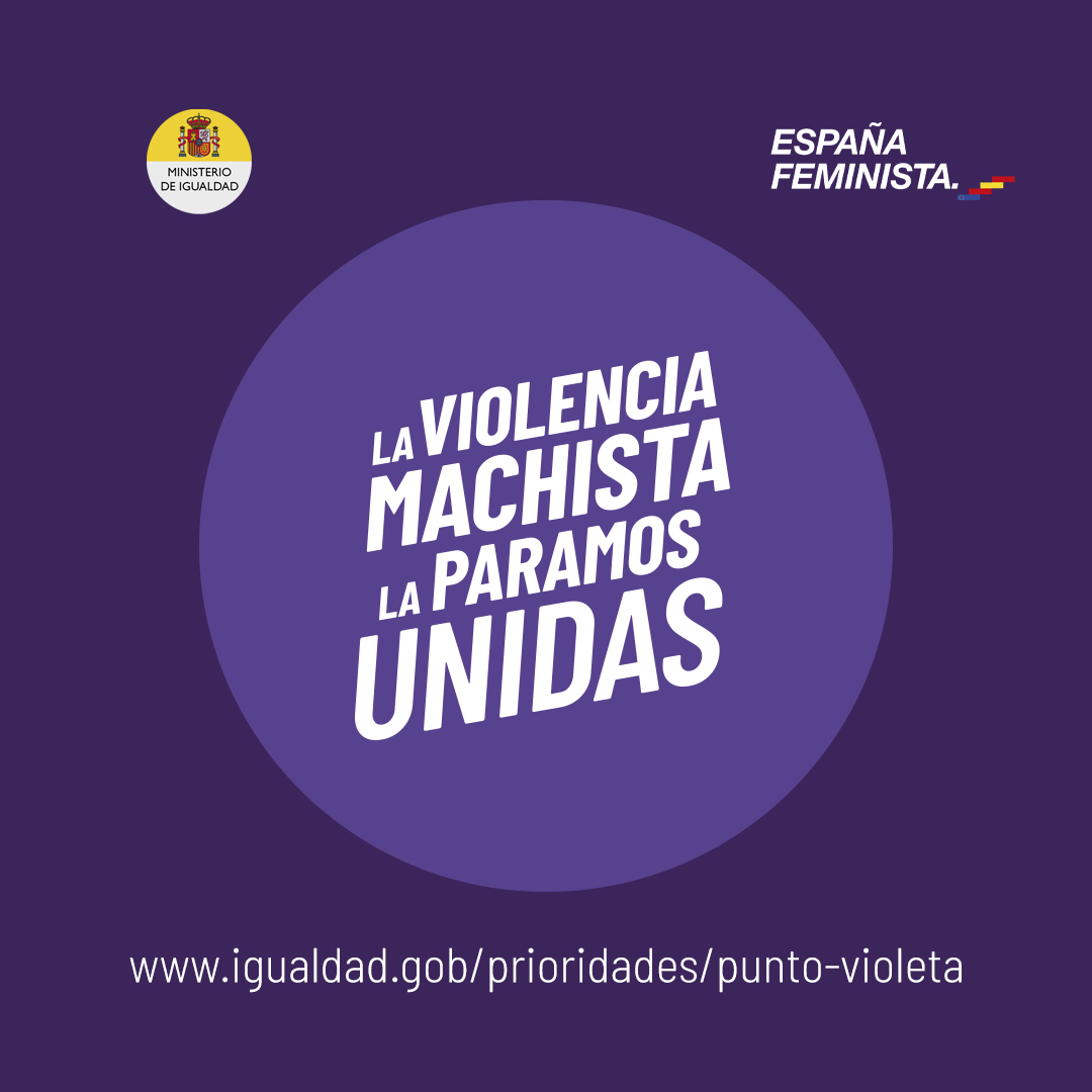 IgualdadGob's tweet photo. La violencia machista es un problema estructural. Acabar con él requiere de la implicación de toda la sociedad.

Todos y todas podemos detectar situaciones de violencia machista, facilitar información a las víctimas  y acompañarlas.

🟣 #PuntoVioleta: https://t.co/u4eWHRWO1X https://t.co/XDFytd8Gar