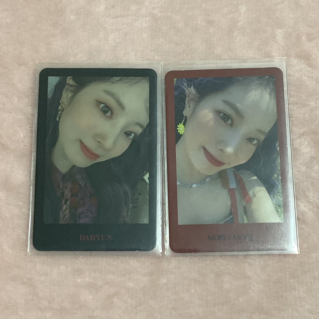 KployMart's tweet photo. 🖇️ wts lfb twice pc ph onhand 

 𓏳 Twice M&amp;M photocards
        ╰ in good condi
        ╰ ₱150 each

🗒️: gcash
🚚:  sco or direct ggx

🏷️twice dahyun more and more pcs nayeon jeongyeon momo sana jihyo mina dahyun chaeyoung tzuyu https://t.co/mJLO5yMPCE