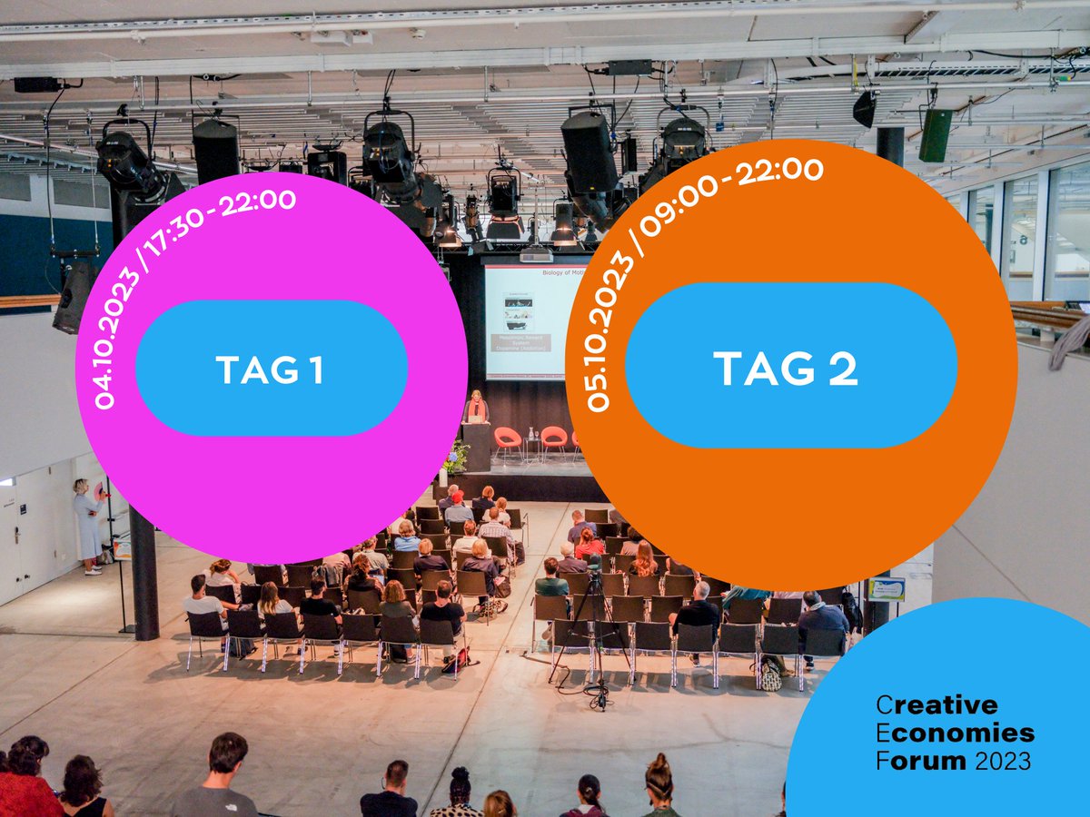 Das diesjährige Creative Economies Forum #CEF23 "Entrepreneurial Strategies" mit dem Motto "Keep your Dreams Alive" bringt Künstler:innen, Designer:innen, Unternehmer:innen, Forscher:innen, Studierende und Kulturbegeisterte für zwei Tage zusammen: goo.su/15JqSy