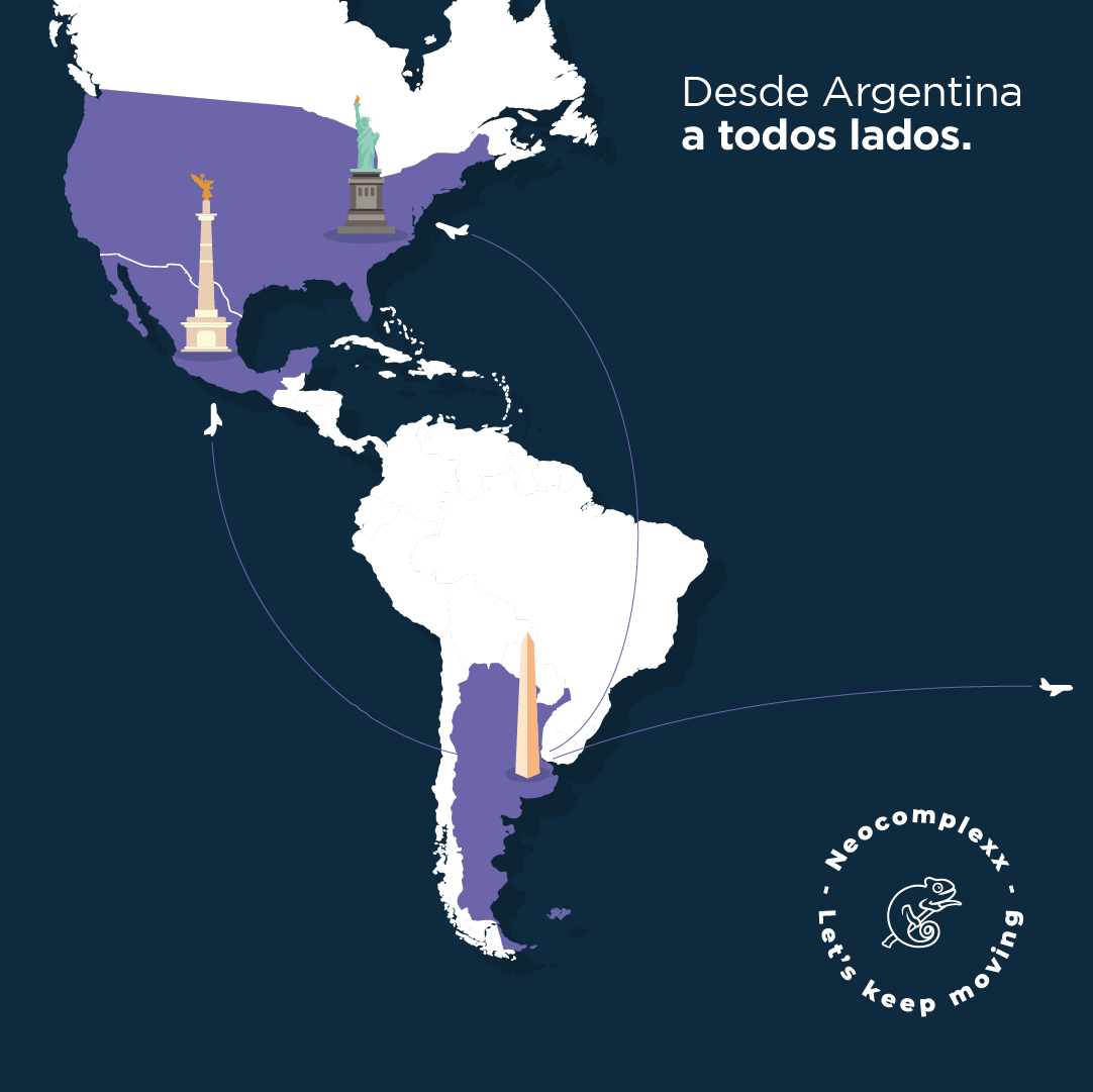neocomplexx's tweet photo. Nuestro alcance supera los límites geográficos 🔝🌐

Las alianzas que fuimos construyendo con el tiempo con clientes de otros países nos permitieron enriquecernos y expandir nuestros horizontes a nuevas posibilidades. https://t.co/925Zylq91D