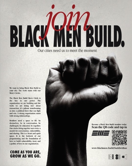 Wilmington needs you #BlackMen. We need you to be apart of #BlackMenBuild. 

You deserve a safe space. You deserve your village. You are needed. You are loved. Go connect with other men like you.

Link in our bio.

#Delaware #MensSupportGroup #SafeSpaceForMen #BlackMenAreLoved