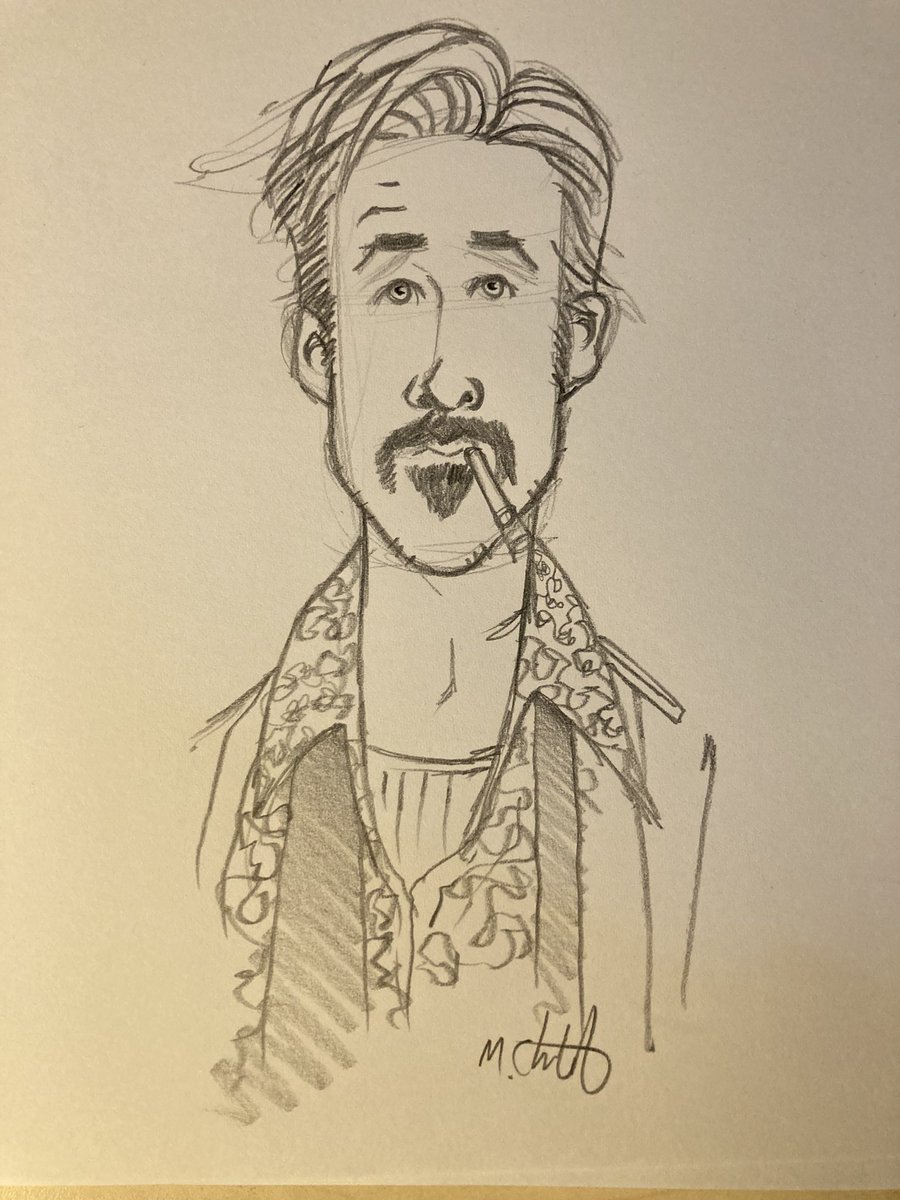 mrmarkchilcott's tweet image. A Nice Guy. #theniceguys #ryangosling #Sketching #sketch