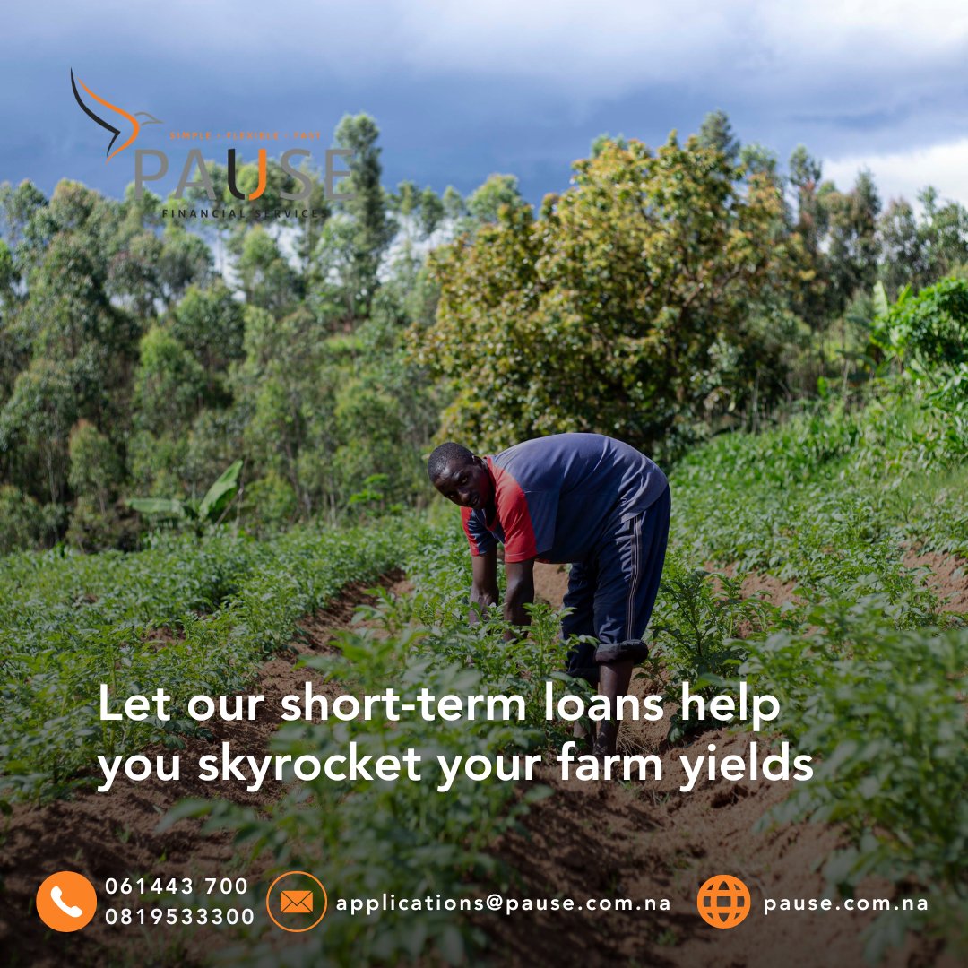 Pause_Finance's tweet photo. Climate change is unpredictable, and securing finances to cushion you during tough times can be challenging. That's why we're here to assist you in harvesting higher yields by offering short-term loans, helping you plan more effectively. https://t.co/2WTnz3bXo3