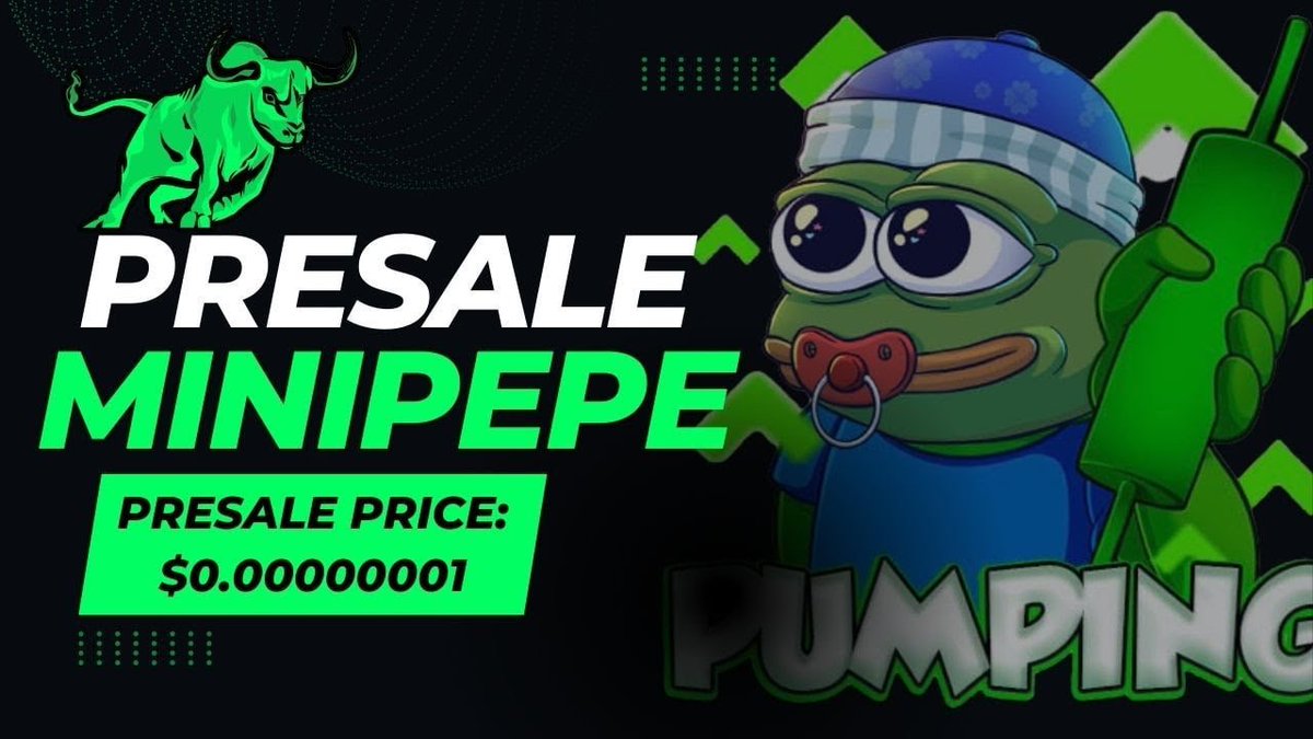 If you miss #Pepe, don’t miss #minipepe, there are still 7 days to unlock the pre-sale.

👉 Buy Fair pre-sale minipepe.me
        Pancakeswap price:  $0.00000022
        Presale price:               $0.00000001

🔐Unlocked (August 21)