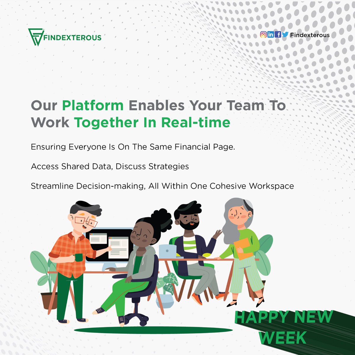 findexterous's tweet photo. Collaboration is key. Our platform enables your team to work together in real time, ensuring everyone is on the same financial page. Access shared data, discuss strategies, and streamline decision-making, all within one cohesive workspace
Visit https://t.co/P4XLvyTbYT to connect. https://t.co/N8Hm2vdoml