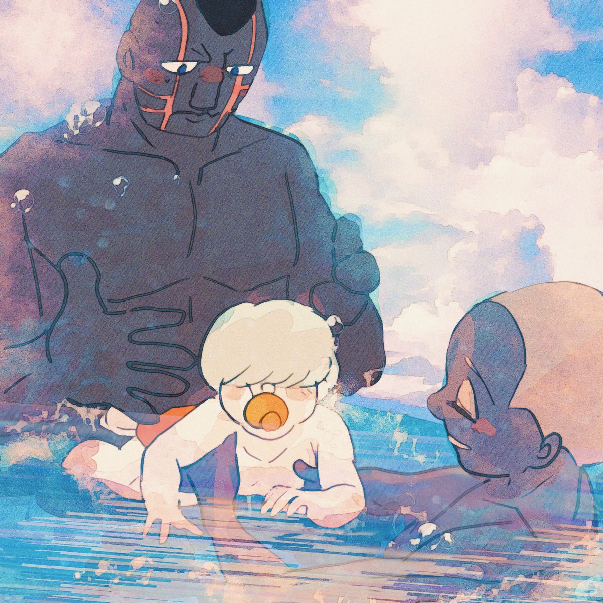 「008/001005の水練」|さおりのイラスト