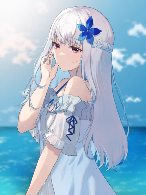#ヘル絵スタ 暑そうなリゼ様