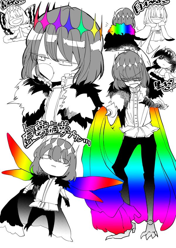 オベロン(Fate) 「ゲーミングオベロン、昔描いてたなと思って再掲 まだ絵柄が定まってない」|黒衣ななな🔖春コミお疲れ様でしたのイラスト