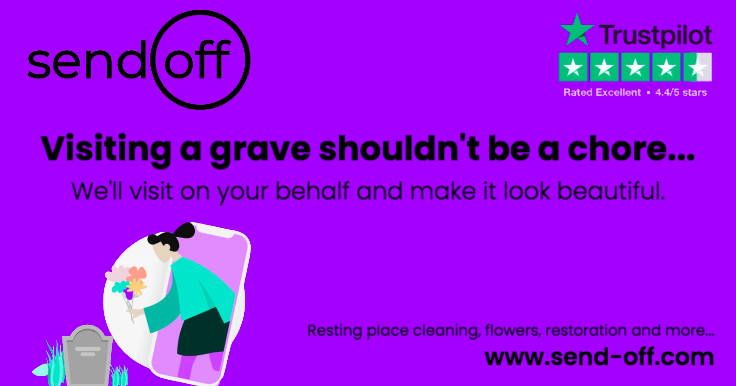 SendOffUK's tweet photo. @SendOffUK will visit your loved ones resting place to make it look beautiful

We'll send you a before and after picture.

https://t.co/E8AWtkYPqD 

#Grief #GriefJourney #Bereavement #Healing #Love https://t.co/uxz5USttKN