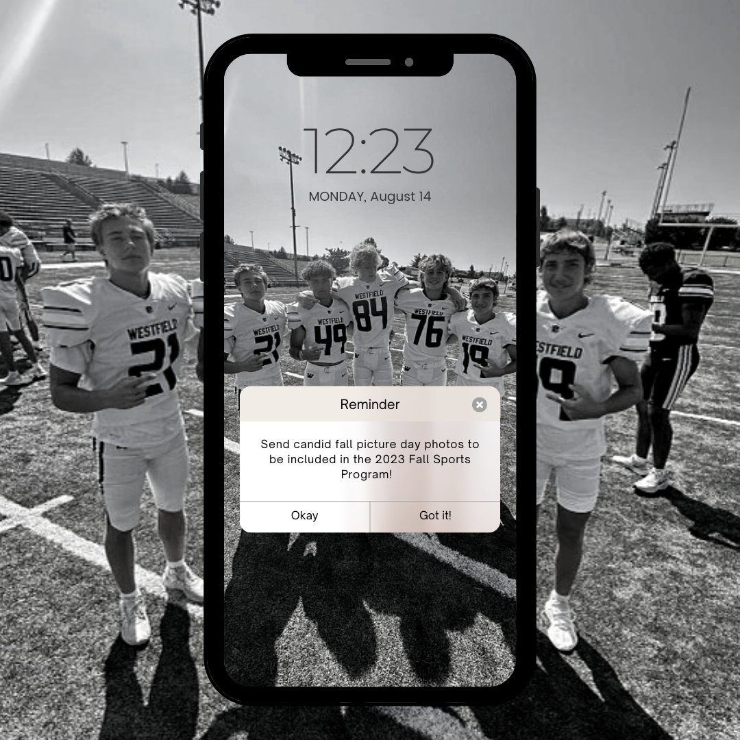 Westfield Athletic Booster Club (@wabcbulldog) on Twitter photo We are seeing lots of candids from Picture Day and we'd like to include them in our program! Share them by tagging us or sending them on FB or IG! <a href="/westfield_hs/">Westfield High School</a> <a href="/WestfieldFB/">Kyle Simmons</a> <a href="/whsfieldhockey0/">WHS FIELD HOCKEY</a> @westfield_tf <a href="/CheerWestfield/">WHS Cheer</a> <a href="/WHSbulldogVB1/">Westfield Volleyball</a> We are seeing lots of candids from Picture Day and we'd like to include them in our program! Share them by tagging us or sending them on FB or IG! <a href="/westfield_hs/">Westfield High School</a> <a href="/WestfieldFB/">Kyle Simmons</a> <a href="/whsfieldhockey0/">WHS FIELD HOCKEY</a> @westfield_tf <a href="/CheerWestfield/">WHS Cheer</a> <a href="/WHSbulldogVB1/">Westfield Volleyball</a>
