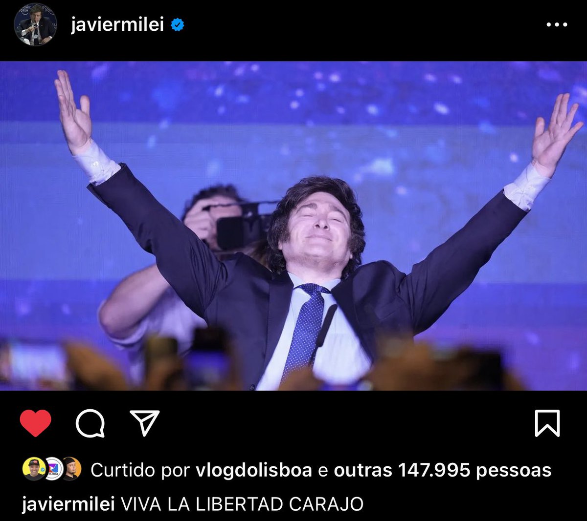 BolsonaroSP's tweet photo. 🇦🇷 O candidato da esquerda radical na Argentina ficou em 3º nestas primárias, mesmo tendo a máquina na mão.

Lembrando que o atual presidente, do Foro de SP, de tão ruim na economia e nas liberdades, nem candidato a reeleição é.

Maior vencedor foi @JMilei. https://t.co/QssH2S0eCU