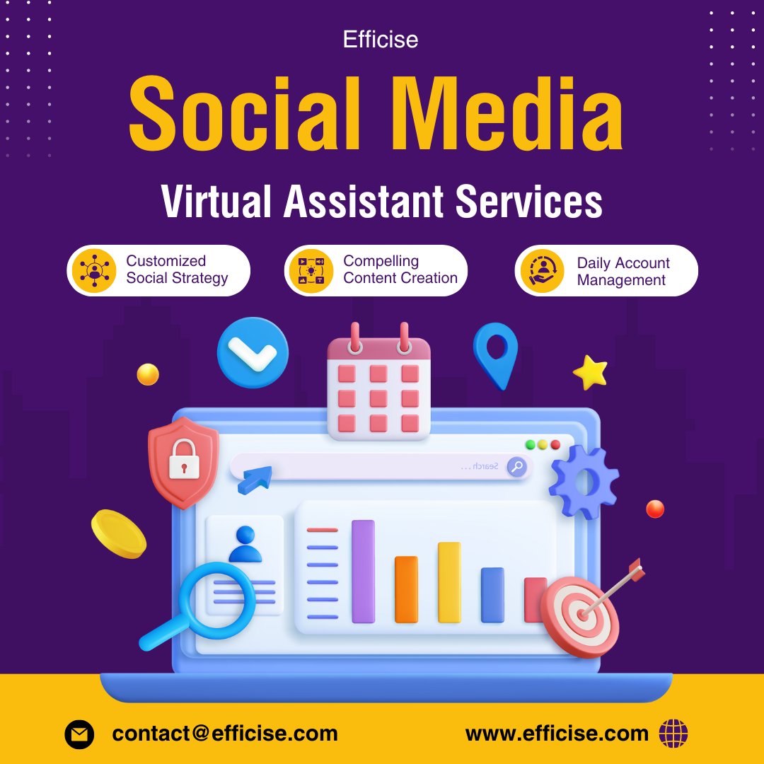 efficise's tweet photo. 🚀 Boost your social presence with Efficise! 📣 Our Social Media Virtual Assistant Services are here to supercharge your online game. 
sign up now on :https://t.co/ygI3HvsM27. Let's conquer the digital world together! 💪🌐 #Efficise #SocialMediaVA #DigitalDominance https://t.co/NhKv6iEXTU