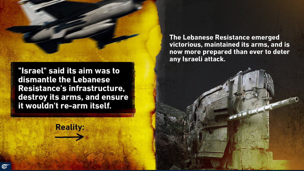 MayadeenEnglish's tweet photo. "Israel's" miscalculated war, which it waged on #Lebanon 17 years ago, left the occupation with nothing more than disappointment, unmet goals, and immense failure.
#JulyWar https://t.co/aINbULY7JP
