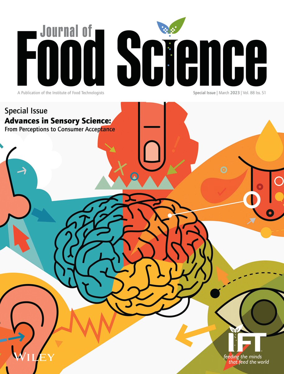 IFT's tweet photo. Celebrate 50 years of IFTโs Sensory and Consumer Sciences Division with a special #IFTJournals issue! ๐ฅ
This issue explores the latest advancements in #sensoryscience and #consumerscience, including emojis, bitterness, and more: https://t.co/LQVmXj7T5B
#IFTSpotlight https://t.co/DIDBPfhlOG