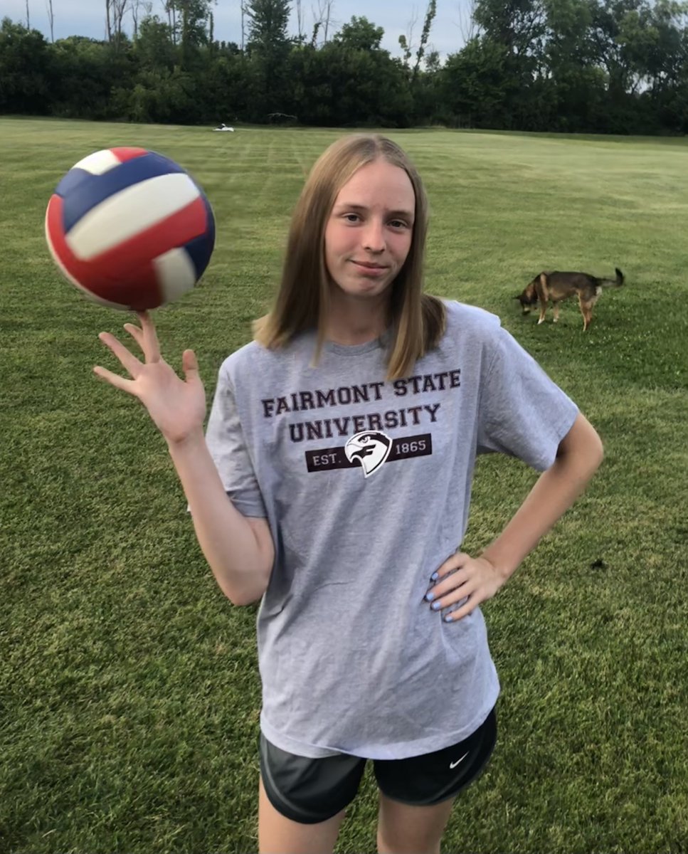 I am excited to announce that I have accepted an athletic scholarship to play volleyball at Fairmont State! Huge thank you to my family, friends, coaches and teammates who have supported me on my journey! Also, thank you to @coachhinkle for this incredible opportunity!