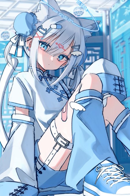 「blue eyes china dress」 illustration images(Popular)