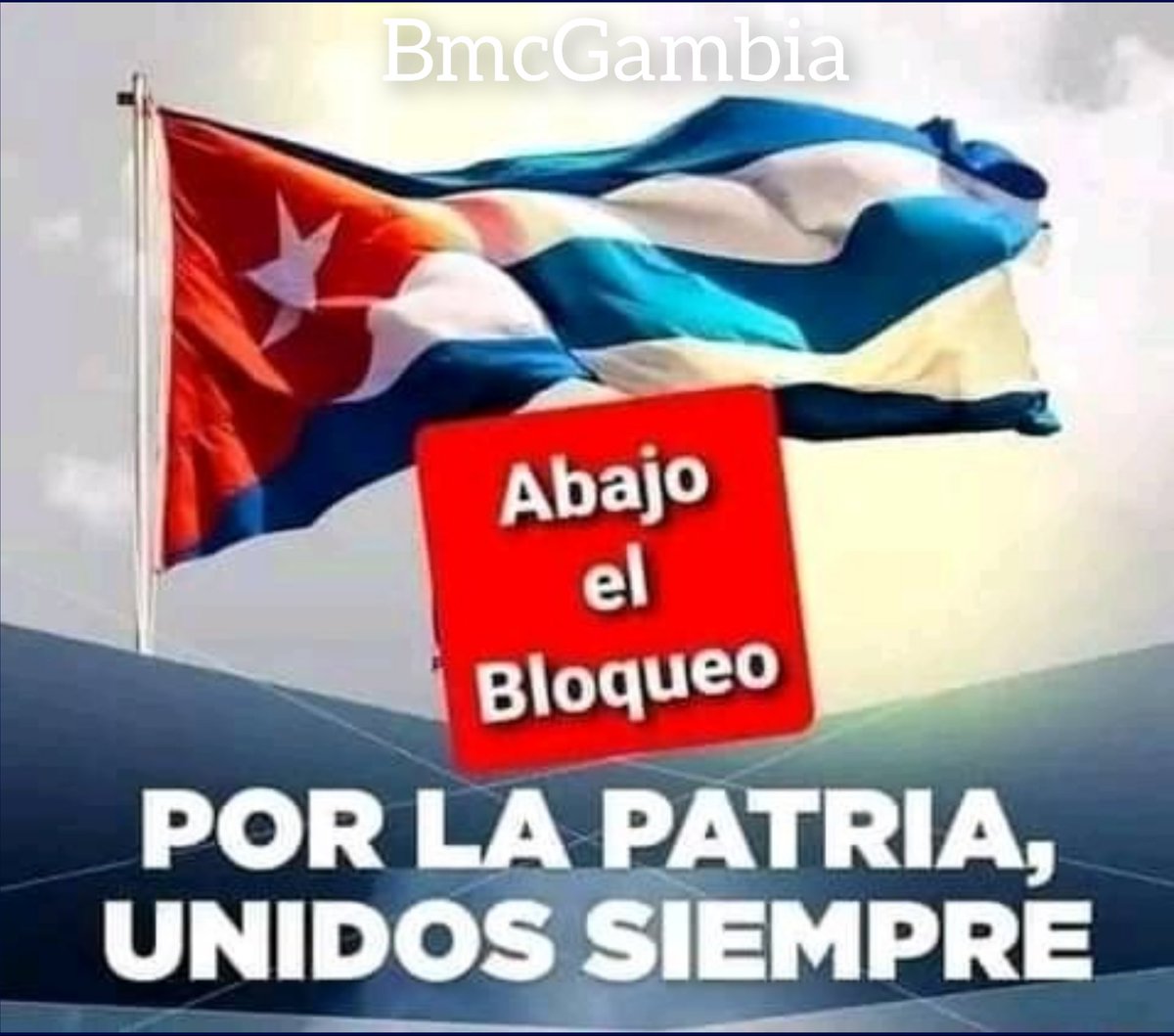 El pueblo cubano ha sido víctima de la política más cruel e inhumana por parte del gobierno de los Estados Unidos. #NoMasBloqueo 
#CubaSiBloqueoNo #CubaLibre 
@AmbassadorCuba <a href="/BasseBmc/">Bmc Basse Gambia</a> 
<a href="/CubacooperaGh/">Cubacoopera Gambia</a> <a href="/cubambia/">Cubambia</a>