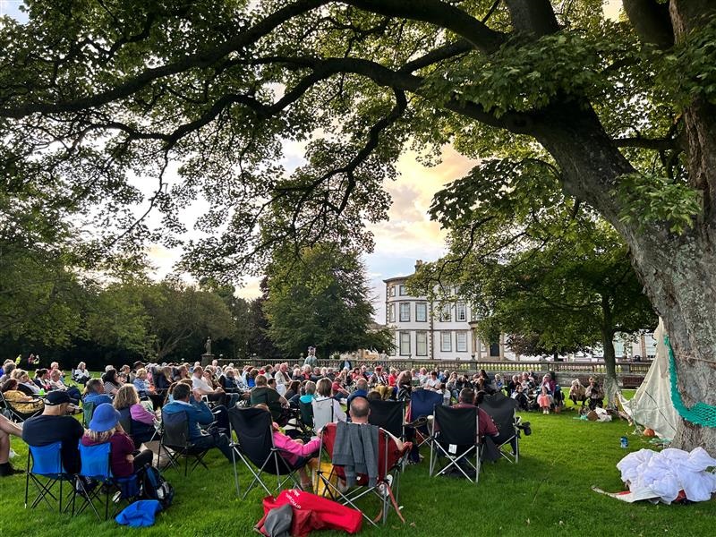 SewerbyHall's tweet photo. We had an excellent evening on Friday with @SISATA1  and their performance of The Tempest! 🎭 https://t.co/KUOEFwu33f