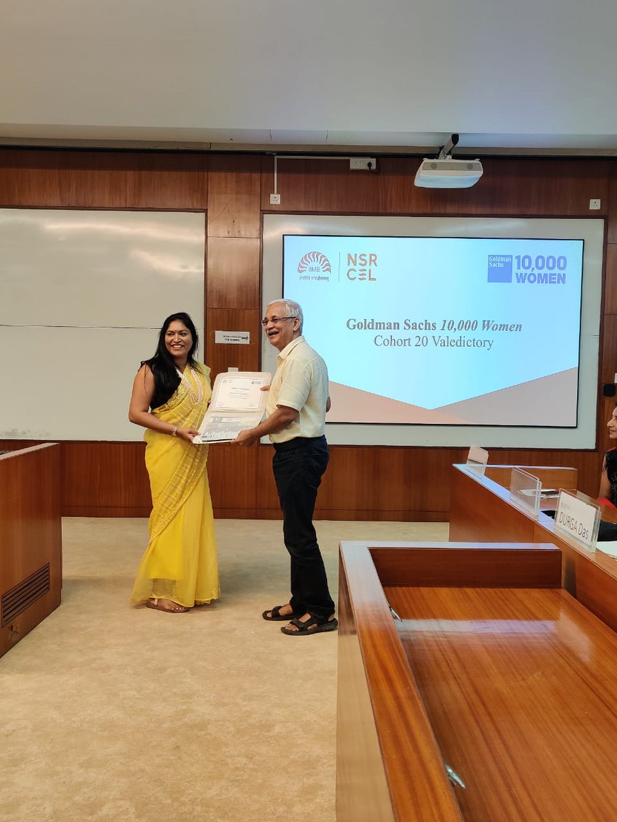 It’s been an honor to be part of the Goldman Sachs 10k Women program Cohort 20 conducted by IIM Bangalore over the past three months. Thanks to IIM Bangalore for this extremely enriching experience and special thanks to Goldman Sachs for such opportunity.
#goldmansachs #iimb