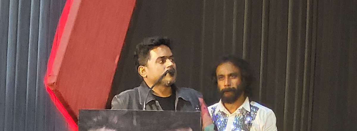 XpressCinema's tweet photo. @amitashpradhan @realsarathkumar Music Composer #YuvanShankarRaja: The film's  script is unique and presents a stellar cast. #Amitash and I have had quite the few fun banters during our journey in the film. He is quite tiresome to deal with (laughs), but his heart is definitely in the right place 

#Paramporul https://t.co/Btv91KERMs