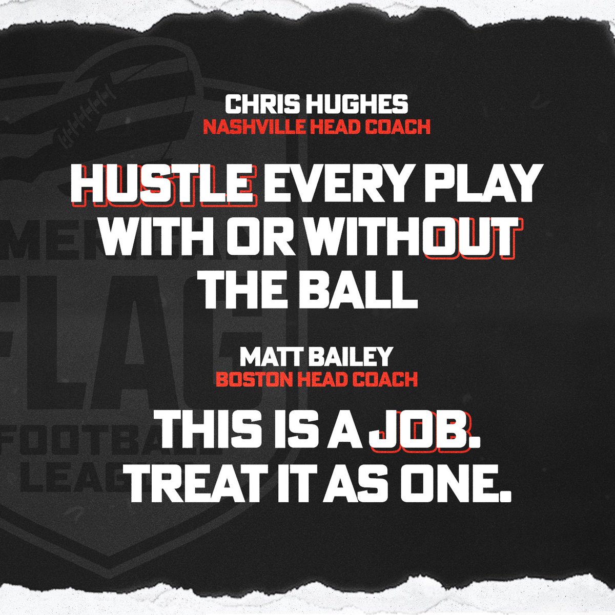 FlagFootball's tweet photo. π Pro Tips Straight from the Coaches! π Get ready to ace your tryouts with exclusive insights from the Nashville and Boston head coaches. Learn the secrets to standing out and making your mark on the field. ππ₯ #AFFL #TryoutTips #RoadToPro https://t.co/k1Scoygvc4