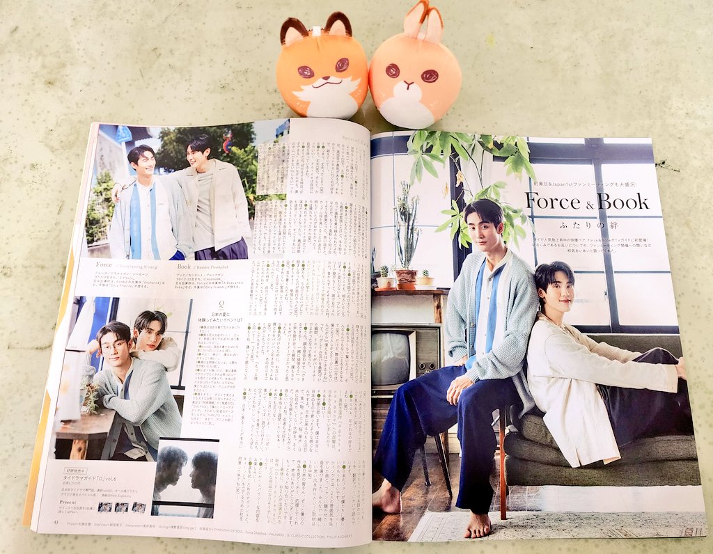 hanshing1869's tweet photo. Happiness is when you receive a magazine sent from Japan to Taiwan after work. There are Thai actors you love in the magazine.🧡
Ah! I really want to see them in person. 🥹
#ForceBook 🦊🍡
@fforcejs @kasibook https://t.co/lj0WS67Fe8