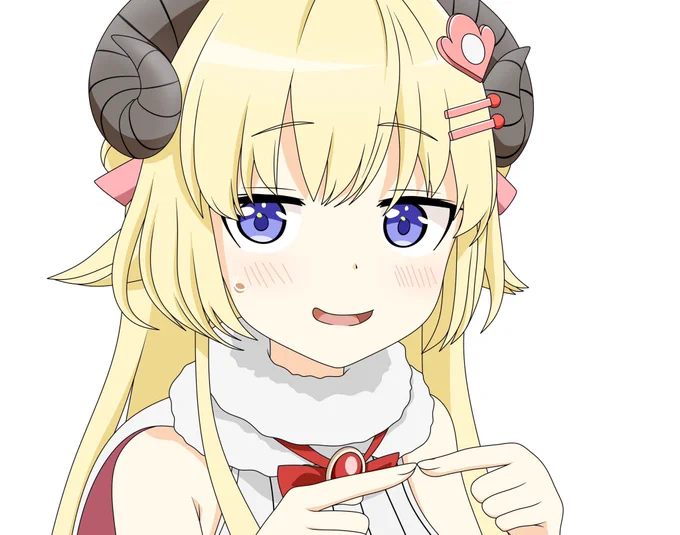 再掲 わためはわるくないよねぇ? #つのまきあーと
