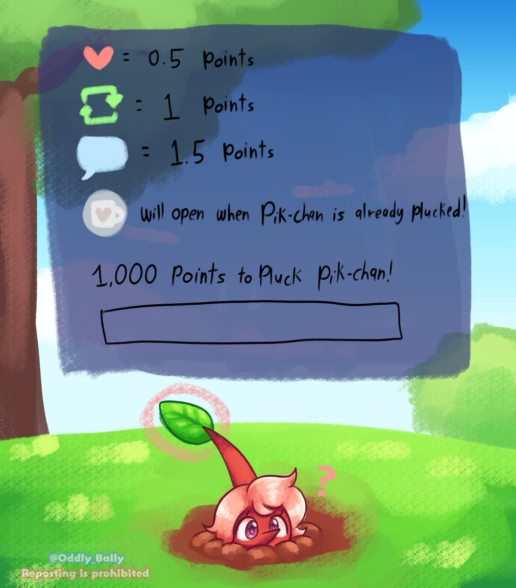 Here's something you might like to play while I'm busy.

A Prologue of the "Pik-chan Growth Drive". The actual Growth Drive will begin one Pik-chan is free from the ground, will you help her get out of there?

[Will be updated on the next day]