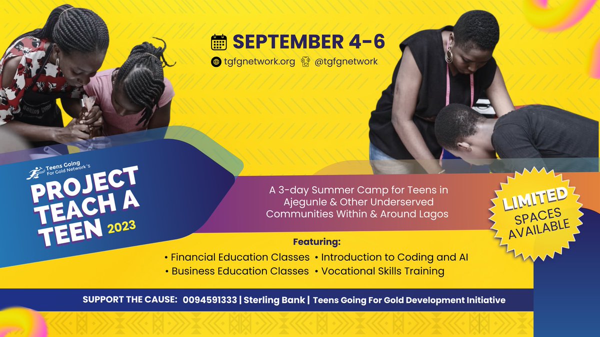 Teens Going for Gold Network tweet media